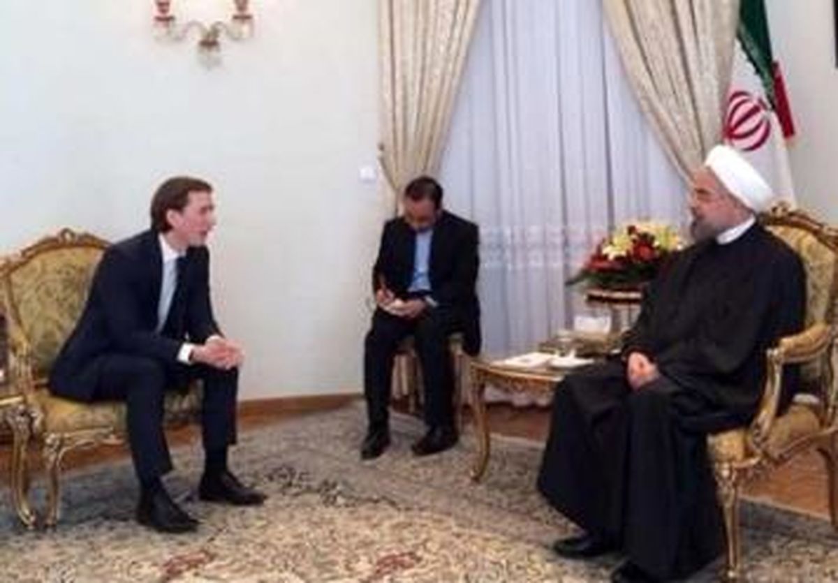 وزیرخارجه اتریش با روحانی دیدار کرد