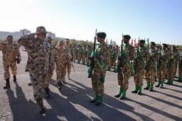 صبحگاه نیروی زمینی ارتش با حضور امیر پوردستان برگزار شد
