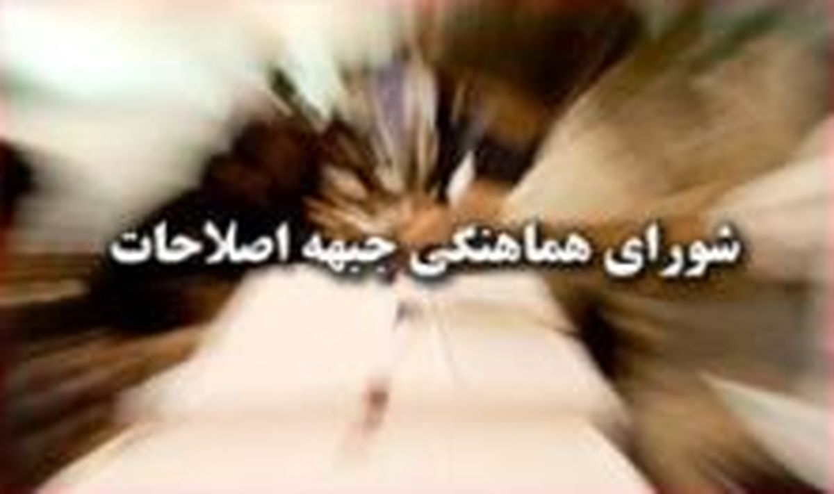رئیس دوره ای شورای هماهنگی جبهه اصلاحات تغییر کرد / برنامه دیدار با روحانی و رفسنجانی