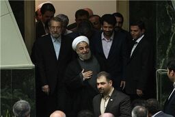 همراهان روحانی در مجلس
