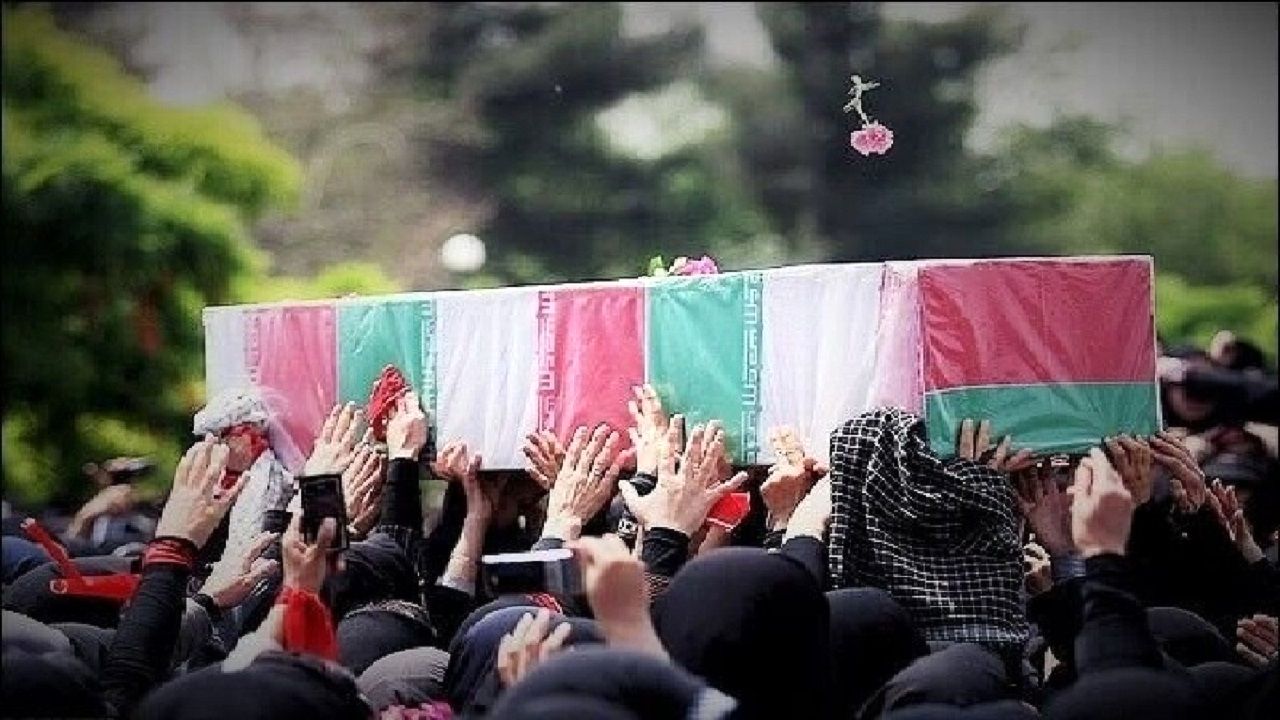 تشییع باشکوه پیکر سپهبد شهید رشید و فرزندش در دزفول