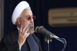 سخنرانی رئیس جمهور در ورزشگاه تختی ایلام آغاز شد