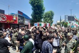 تشییع پیکر شهدای تجاوز رژیم صهیونیستی در سراسر کشور