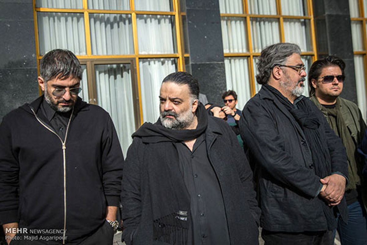 تصاویری از مراسم تشییع مرحوم افشین یداللهی