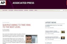 کی روش در پی رساندن ایران به مرحله یک هشتم نهایی جام جهانی