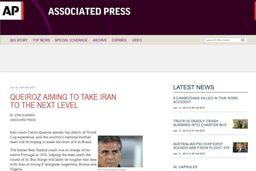 کی روش در پی رساندن ایران به مرحله یک هشتم نهایی جام جهانی