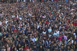 شادی آرژانتینی‌ها در بوینس آیرس پس از صعود