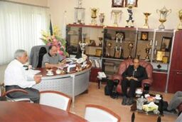 دیدار نماینده کمیته ملی المپیک افغانستان با مسئولان فدراسیون کاراته