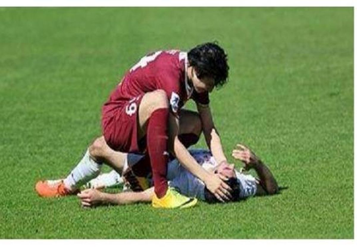 بی هوشی بازیکن اسپارتاک و عذرخواهی آزمون + عکس