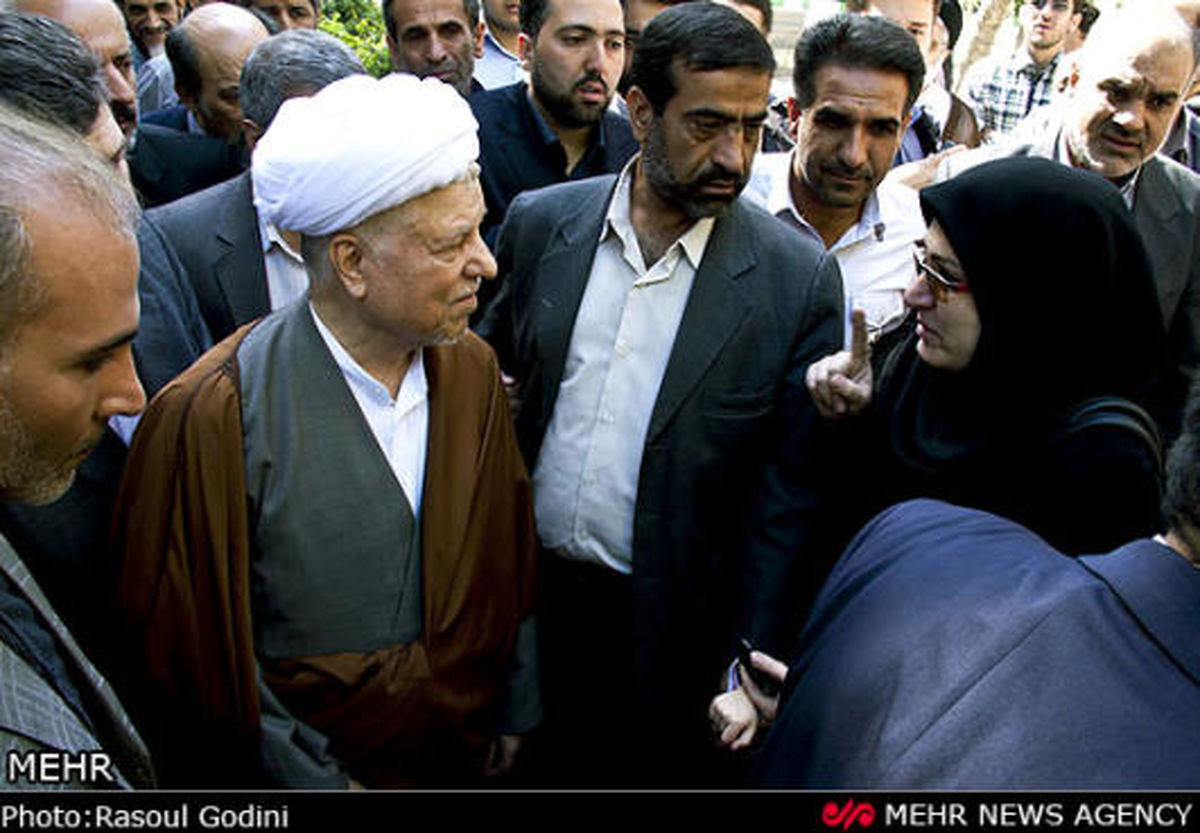 هاشمی رفسنجانی از کتابخانه ملی بازدید کرد