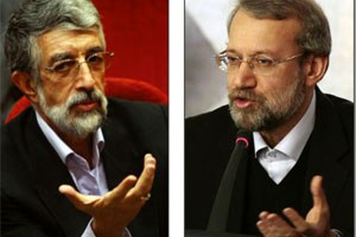 جزئیات دیدار حداد عادل و لاریجانی