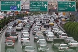 ترافیک سنگین در محور هراز و کرج - چالوس