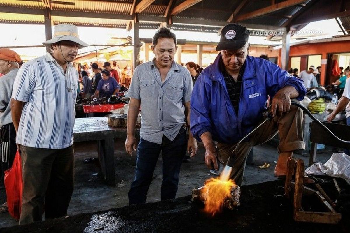 فروشگاه مواد غذایی عجیب در اندونزی / فیلم