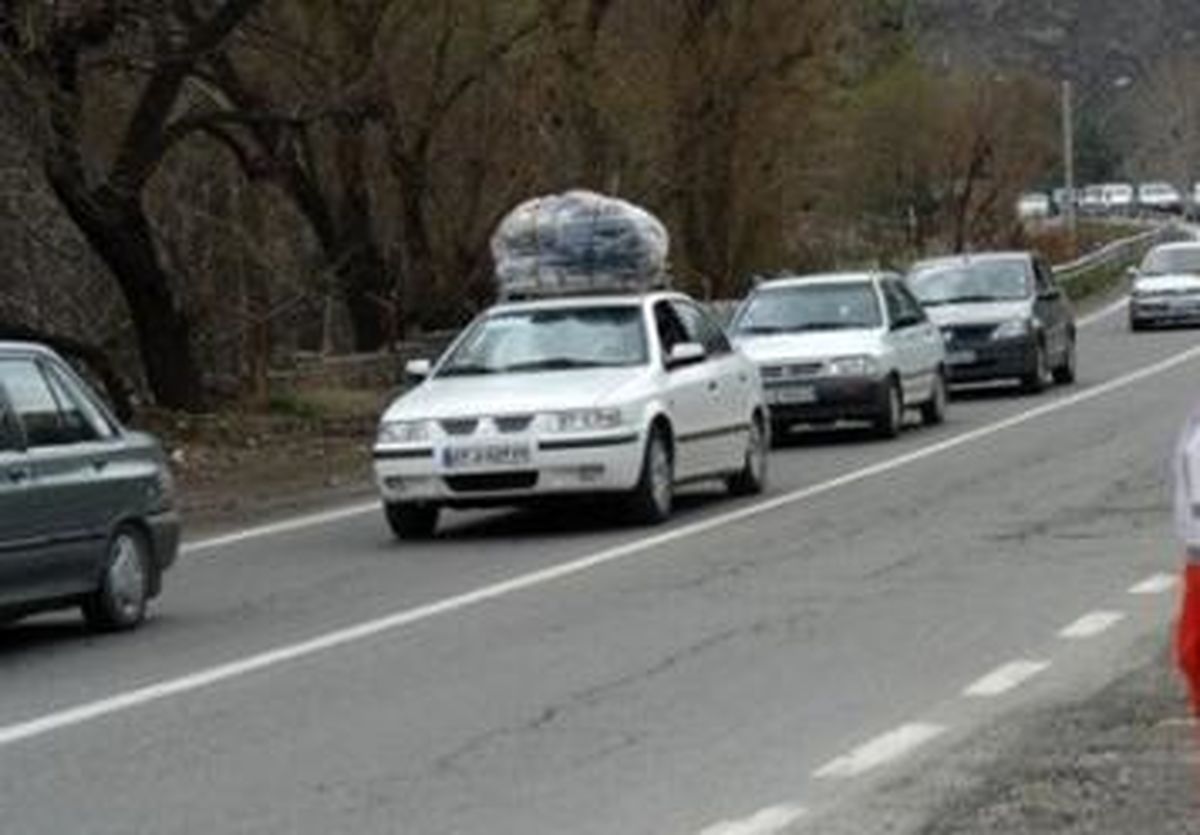 البرز و تهران رکورددار تردد های ششم فروردین