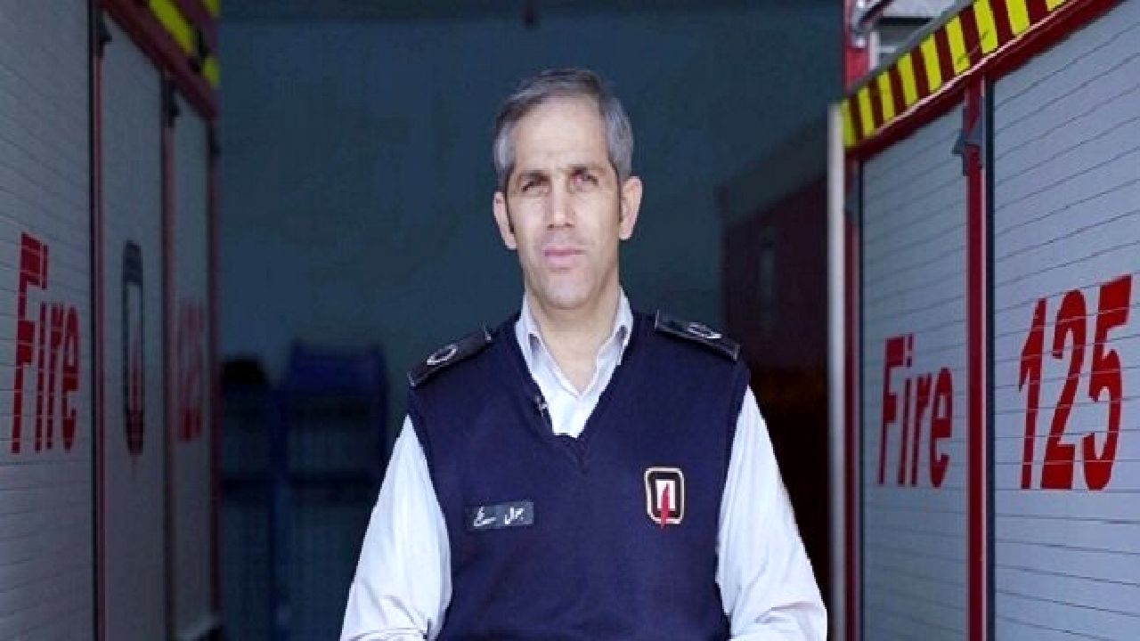 حریق ساختمان ۷ طبقه در حال ساخت در خیابان سردار جنگل تهران
