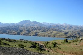 خالی شدن آب سد طالقان شدت گرفت
