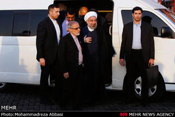 بازدید رئیس جمهور از مرکز پایش و کنترل زیر مجموعه های وزارت راه و شهرسازی