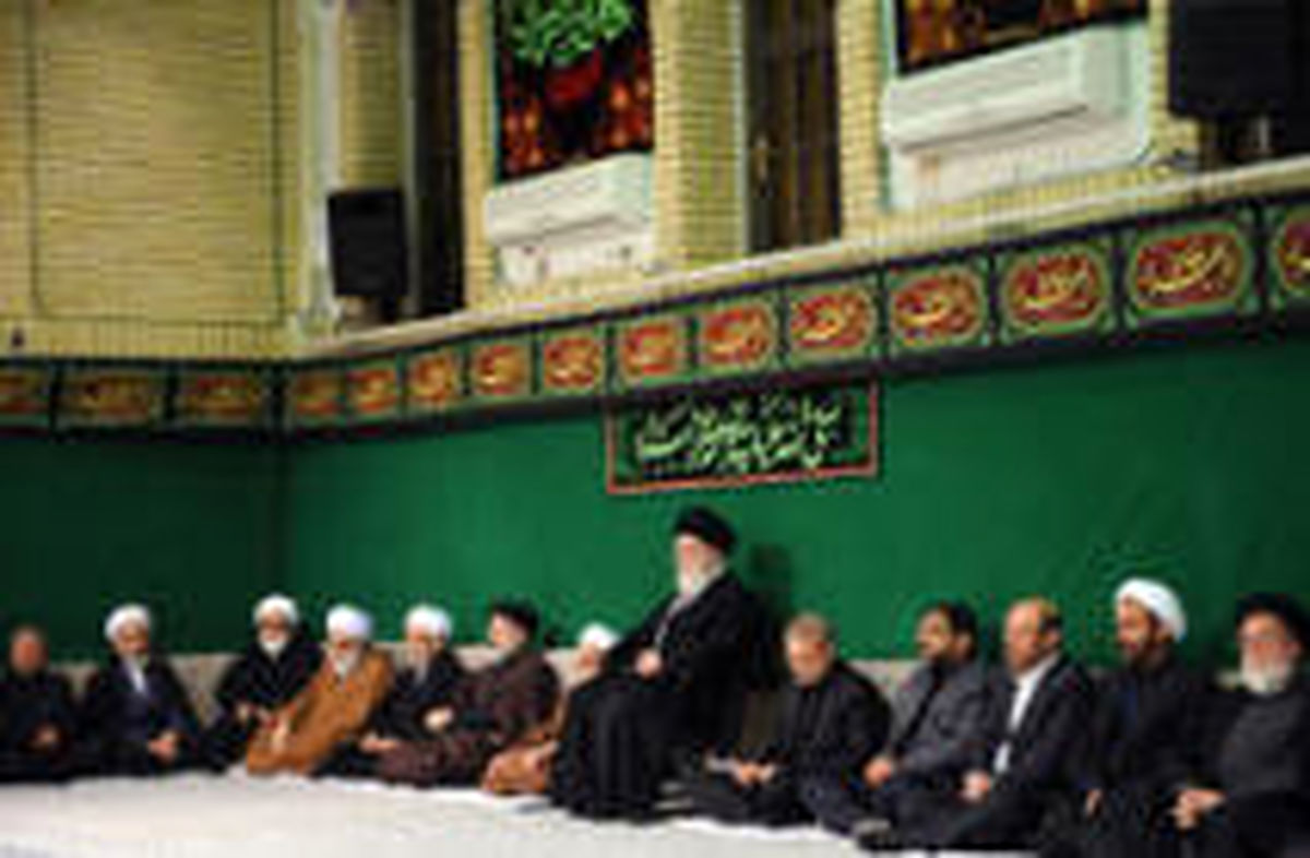 آخرین شب عزاداری فاطمیه در حسینیه امام خمینی(ره) برگزار شد