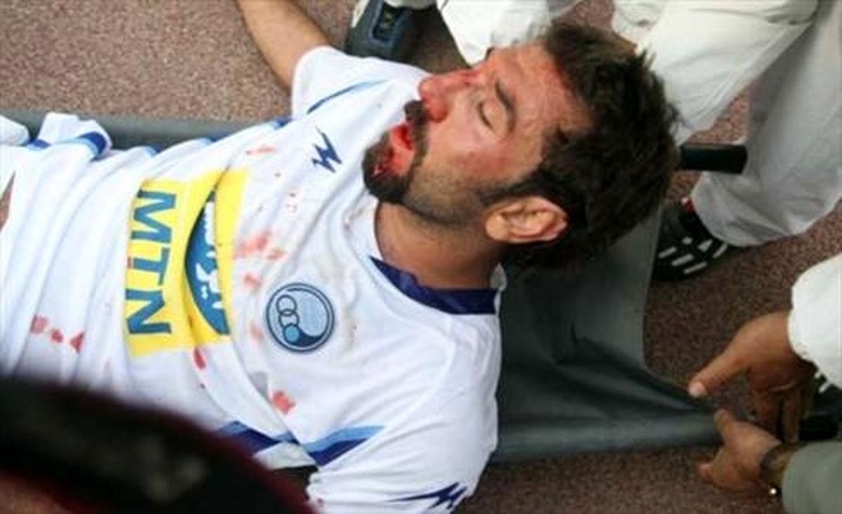 حضور خونین یک پرسپولیسی در سینما + عکس