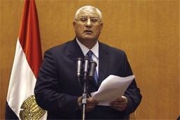 رئیس جمهور موقت مصر مجلس شورا را منحل کرد