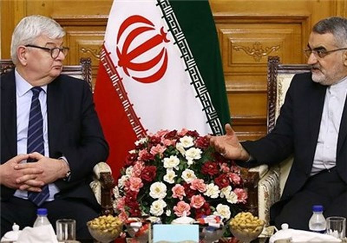 دیدار بروجردی با وزیر پیشین خارجه آلمان