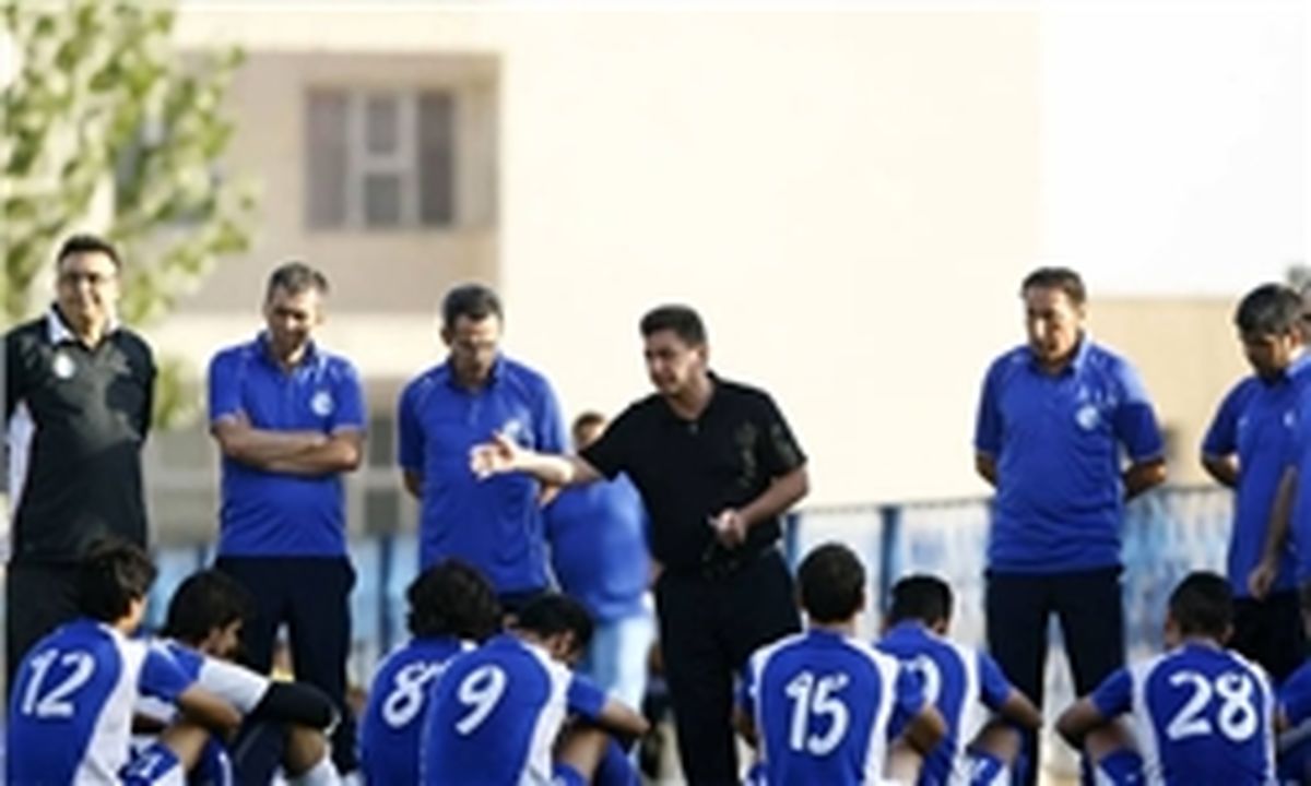 تمرین دوباره آبیها با ۸ نفر