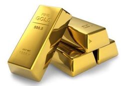 کاهش ۴۰ دلاری قیمت جهانی طلا در یک هفته