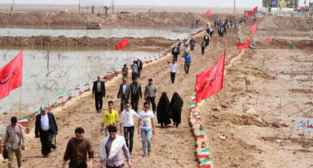 شلمچه سرزمین فاتحان " ن " و تانک های به گل نشسته / مسافران راهیان نوراز خاخام های یهودی تا مشاهیرآمریکایی