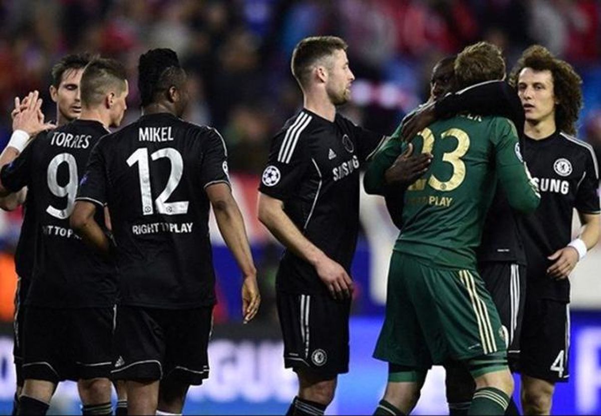 مصاف چلسی و اتلتیکو به روایت تصویر