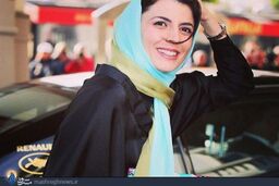 تصاویر رسانه های خارجی از لیلا حاتمی